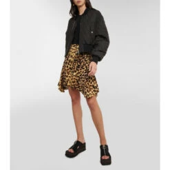 Stella McCartney Cheetah-print Mini Skirt