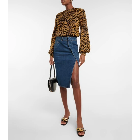 Stella McCartney Leopard Printed Sweater