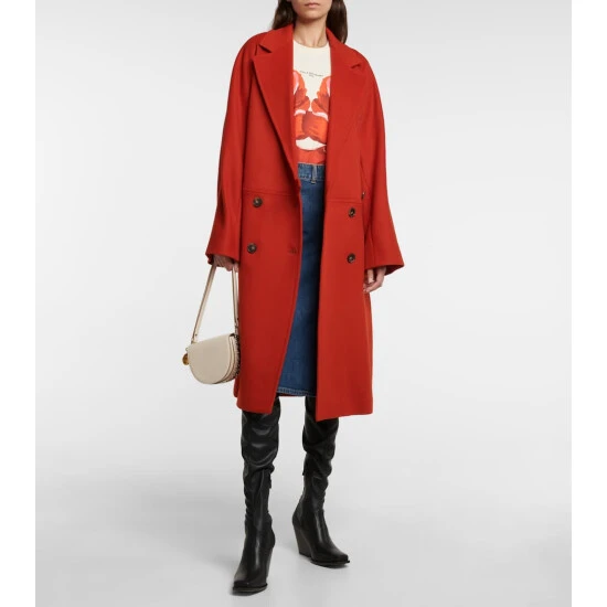 Stella McCartney Belted Wool Coat